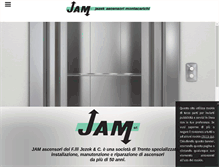 Tablet Screenshot of jamascensori.com
